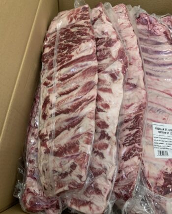 Iberico Ribs St. Louis Style +/- 1,1kg Ibērijas cūgaļas ribiņas - Saldētas